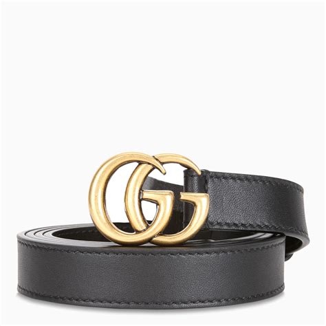 cintura gucci doppia g uomo nera|Cintura Doppia G in pelle in Nero .